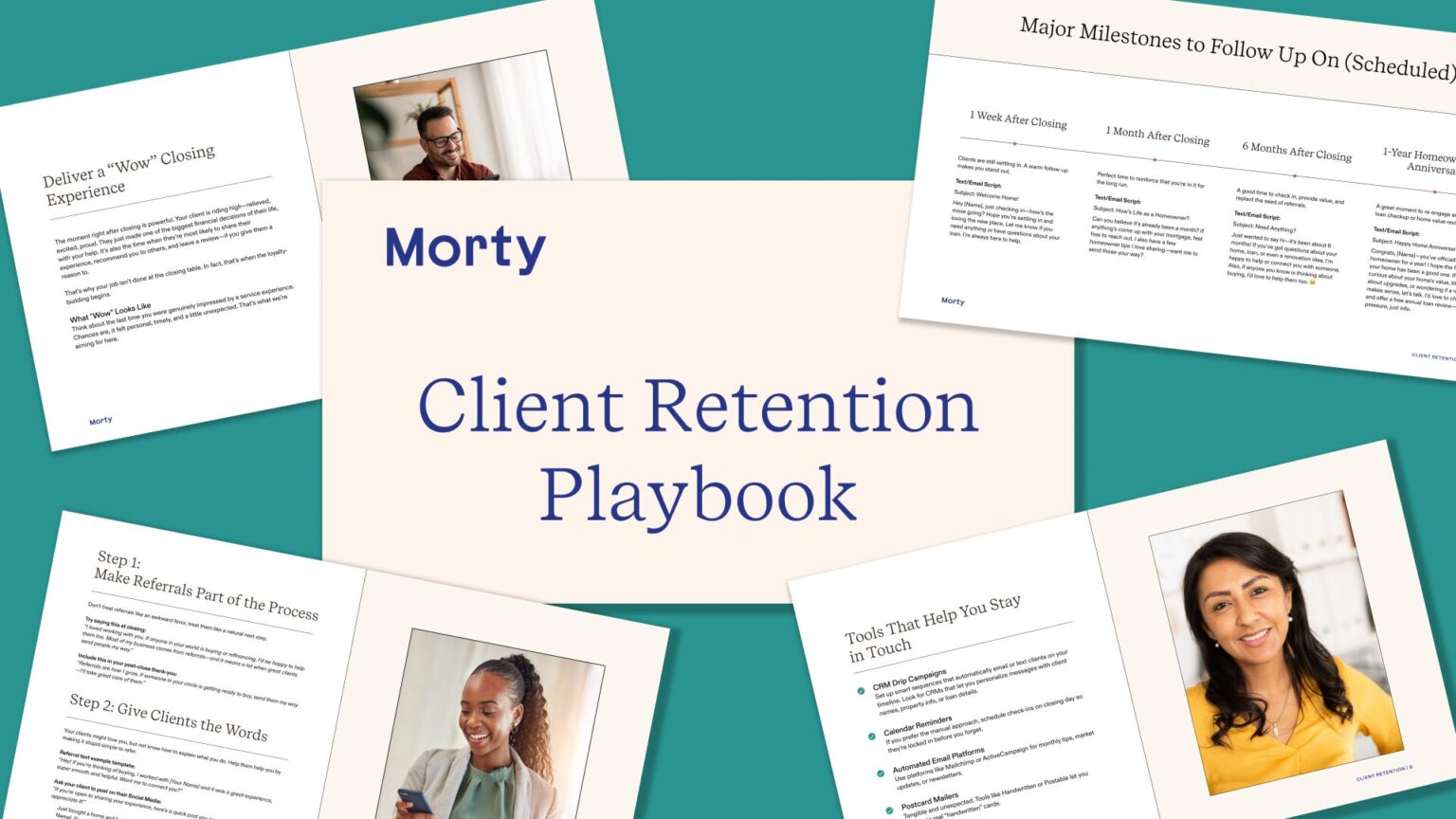 Cover of the Client Retention Playbook for Loan Officers