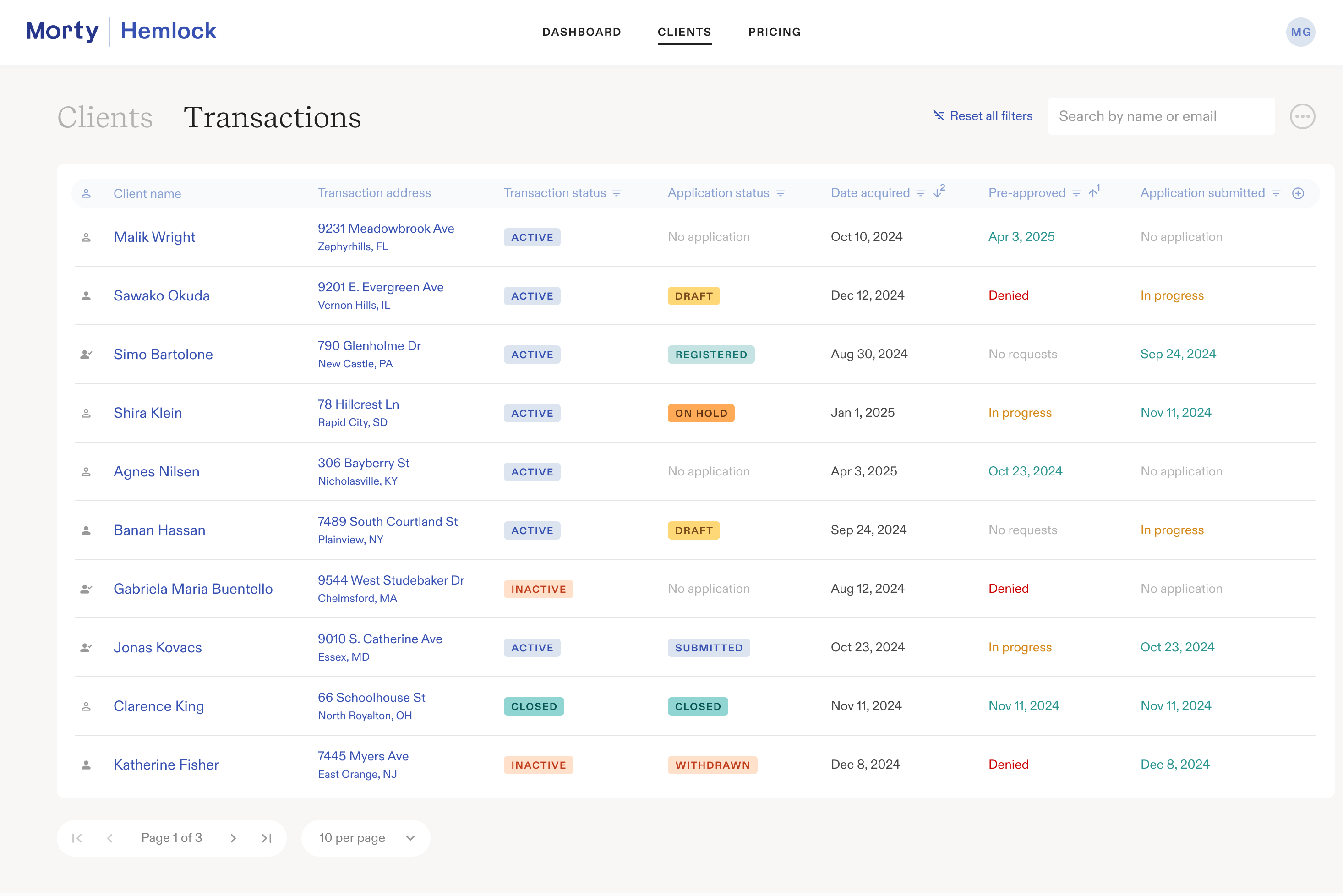 Morty all-in-one platform dashboard